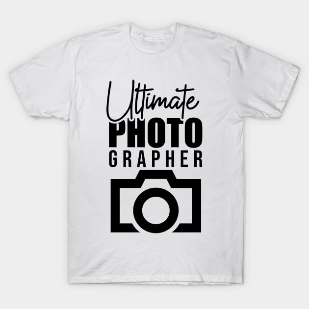 Photos Photographer Camera Cameraman Photography T-Shirt by dr3shirts